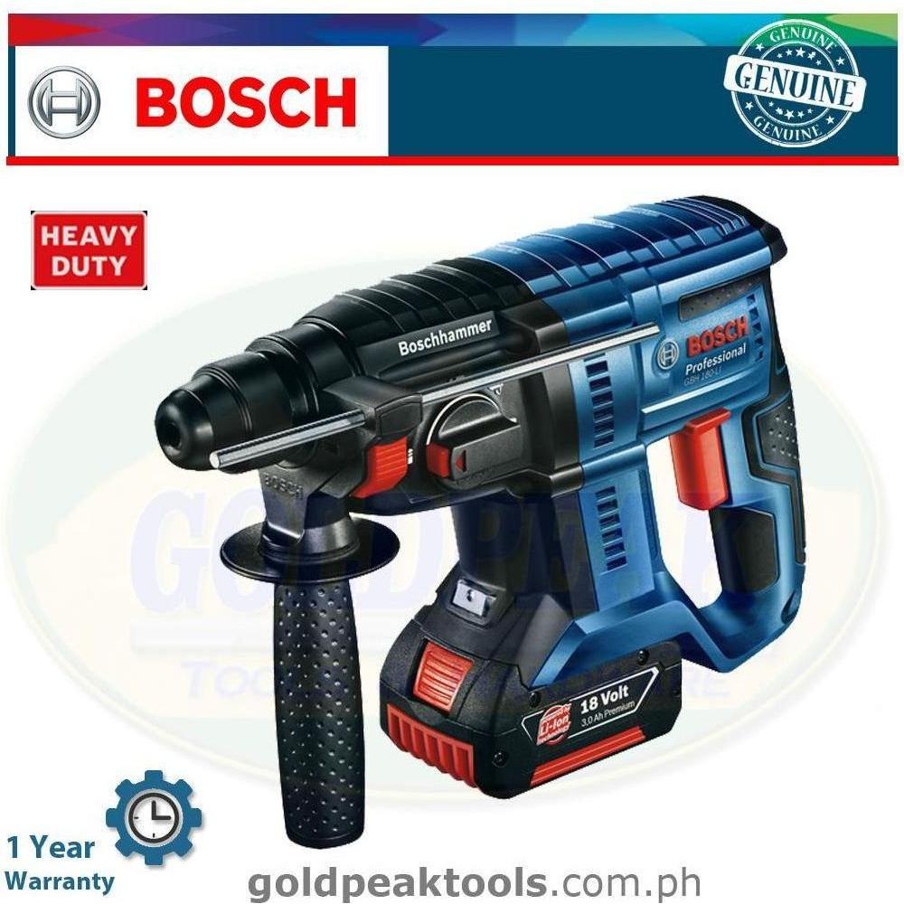 Bosch GBH 180-Li Cordless Rotary Hammer (Bare) - Goldpeak Tools PH Bosch Bosch GBH 180-Li Cordless Rotary Hammer (Bare) - Goldpeak Tools PH Bosch